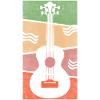 Ukulele meets geometry farbig