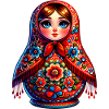 Fille russe ! Matriochka Russe pour Russes