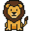 Löwe Pixel