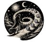 Alchemist's Spiral Path Symbol Art