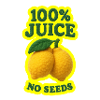 100% Juice NO SEEDS