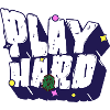 PLAY HARD - Gamer Spruch