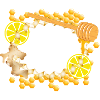 Ginger-Lemon-Honey Frame – Feel-Good Motif