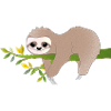 Relaxed Sloth – Charming Relax Motif