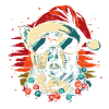 Bouledogue français Noël Guirlande lumineuse