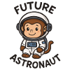 Future Astronaut – Cute Space Monkey