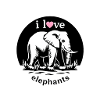 Logo j’aime les éléphants Photo