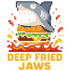 Burger frit Jaws Pixel Shark