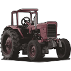 Tracteur classique // Bulldog // Illustration