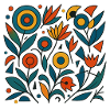 Flowers abstract