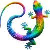 Rainbow Gecko