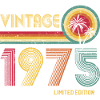 Vintage 1975 Limited Edition – Retro Sunset 50th