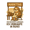 Markttag mit Faultier – Ich verkaufe in Ruhe!