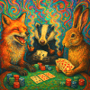 Animal Poker Round