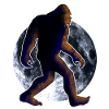 Bigfoot, Sasquatch et lune