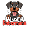 J’aime mon chien Doberman Love