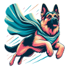 Super Dog German Shepherd Gift