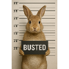 Easter Bunny Mugshot