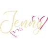 Jenny Nom Prénom Calligraphie Coeur