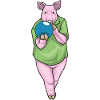 Cochon Bowling Boule de bowling