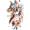 Wolf Dream Catcher