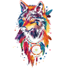 Wolf Dream Catcher