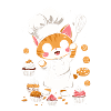 Mignon chat boulanger pâtissier