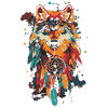 Wolf Dream Catcher