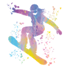Snowboarder Snowboarding Snowboard