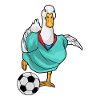 Duck Soccer Player Soccer