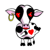 Vache avec cœur