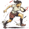 Female rugby player