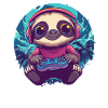 Gamer Sloth Chill Mode