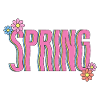 spring lettering