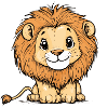 Little cute lion