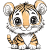 Little cute tiger