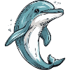 Little dolphin