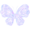 Pastel glittery butterfly