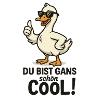 Gås dejlig og cool – Cool gås med solbriller