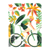 Fahrradfahrer Comic Look