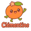 Cadeau pour Clémentine, fruit kawaï