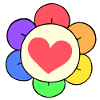 Dandy Rainbow Flower