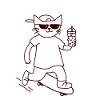 Skater Cat