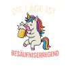 Einhorn mit Bier