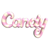 Candy Lettering – 3D Render Candy Style