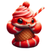 Cute Snake in Cone