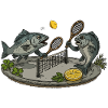 Fish Tennis Table