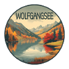 Wolfgangsee retro bergsee