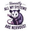 Funny possum design