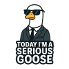 Serious goose